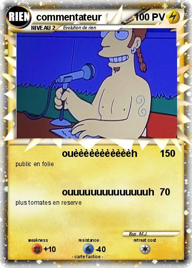 Pokemon commentateur