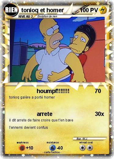 Pokemon tonioq et homer