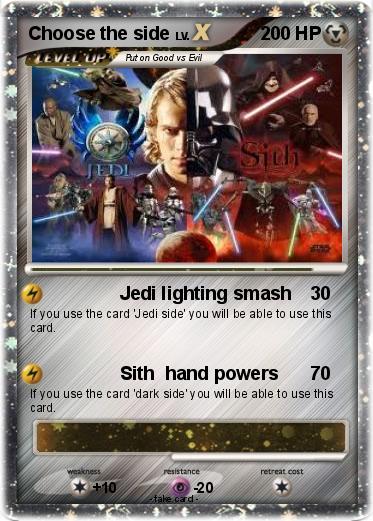 Pokemon Choose the side