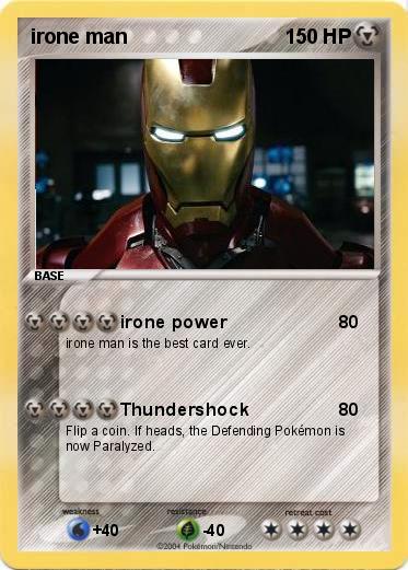 Pokemon irone man
