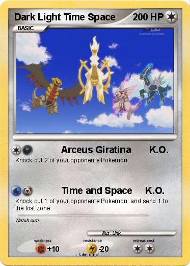Pokemon Dark Light Time Space