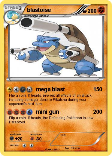 Pokemon blastoise