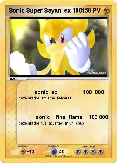 Pokemon Sonic Super Sayan  ex 100