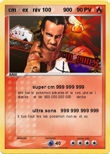 Pokemon cm    ex   niv 100        900