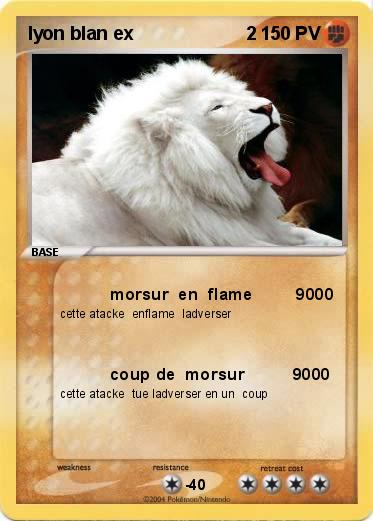 Pokemon lyon blan ex                      2