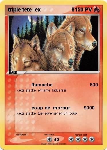 Pokemon triple tete  ex                     8