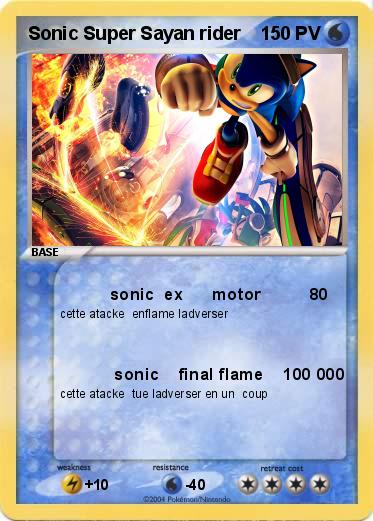 Pokemon Sonic Super Sayan rider