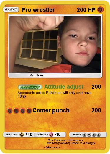 Pokemon Pro wrestler