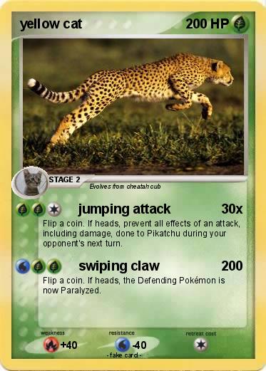 Pokemon yellow cat