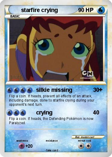 Pokemon starfire crying