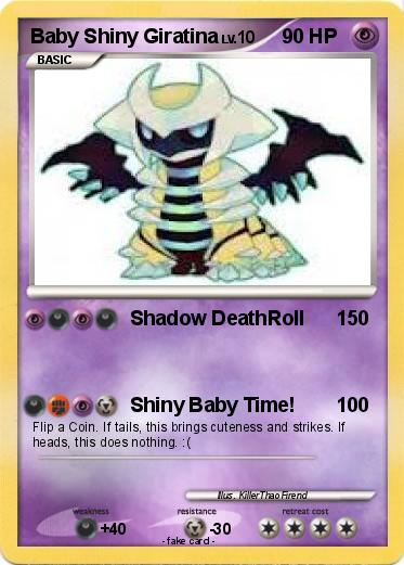 Pokemon Baby Shiny Giratina