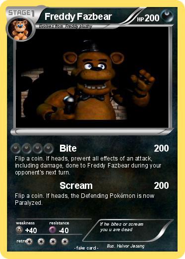 Pokemon Freddy Fazbear