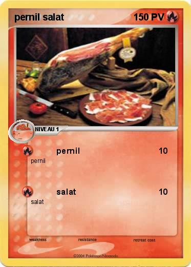 Pokemon pernil salat