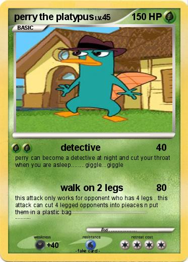 Pokemon perry the platypus
