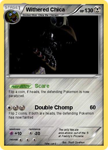 Pokemon Withered Chica
