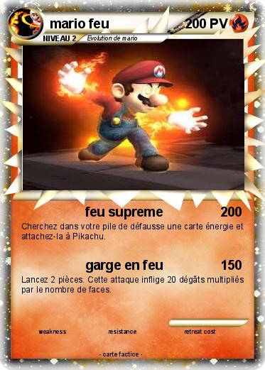 Pokemon mario feu