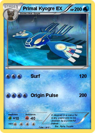 Pokemon Primal Kyogre EX