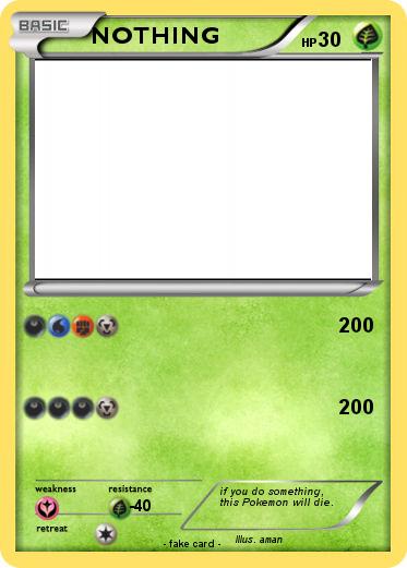 Pokemon NOTHING