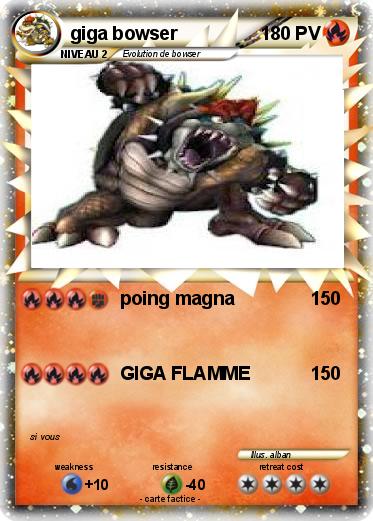 Pokemon giga bowser