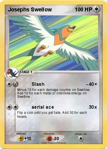 Pokemon Josephs Swellow