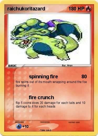 Pokemon raichukoritazard