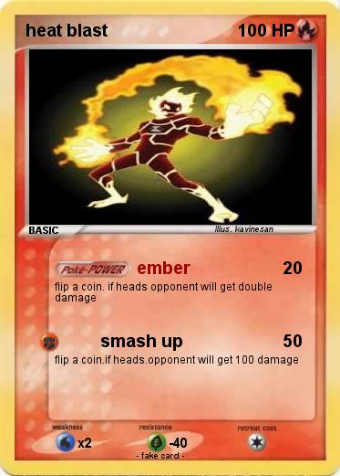 Pokemon heat blast