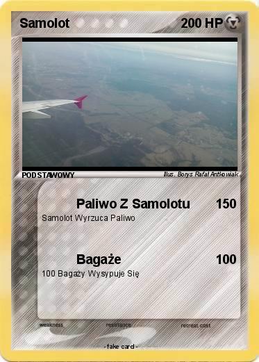 Pokemon Samolot