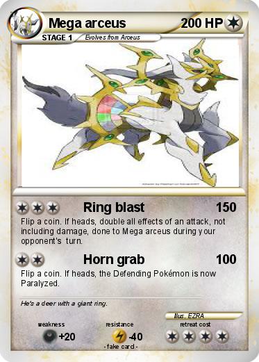 Pokemon Mega arceus