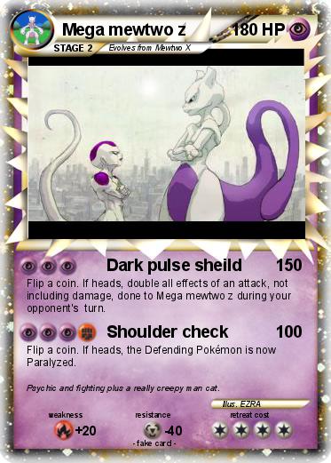 Pokemon Mega mewtwo z