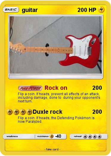 Pokemon guitar