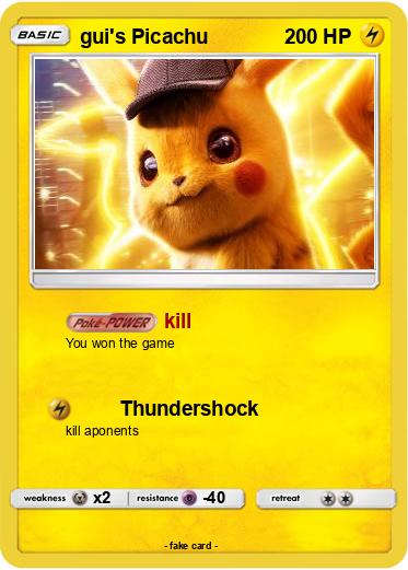 Pokemon gui's Picachu