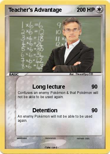 Pokemon Teacher's Advantage