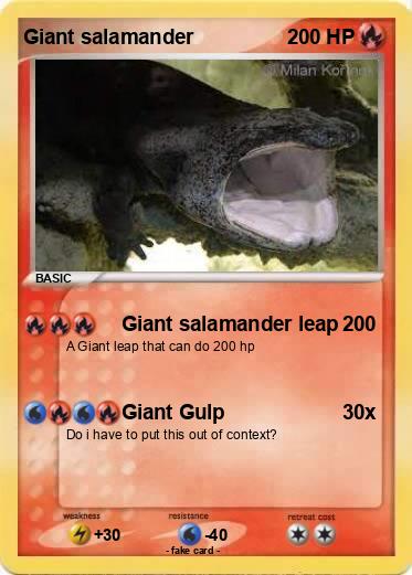 Pokemon Giant salamander