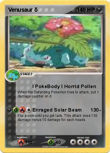 Pokemon Venusaur δ