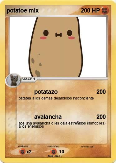 Pokemon potatoe mix