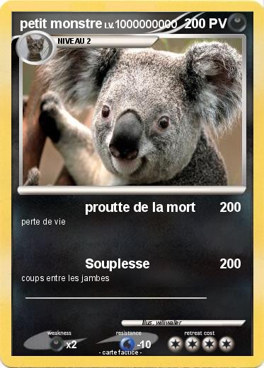 Pokemon petit monstre