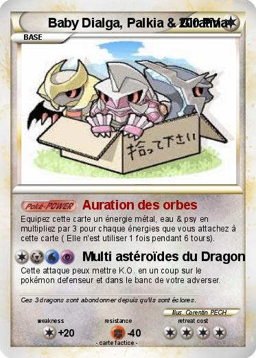 Pokemon Baby Dialga, Palkia & Giratina