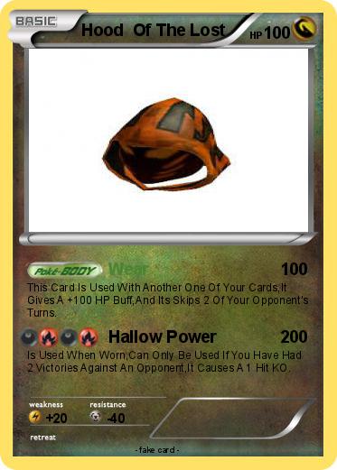 Pokemon Hood  Of The Lost