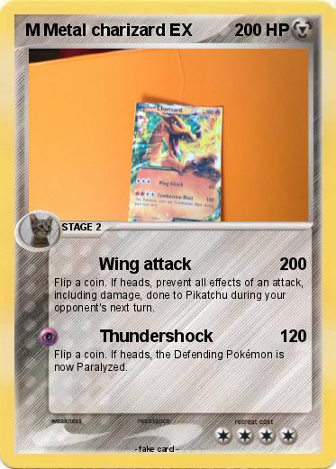 Pokemon M Metal charizard EX