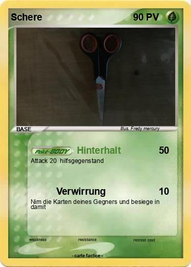 Pokemon Schere