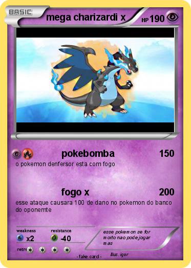 Pokemon mega charizardi x