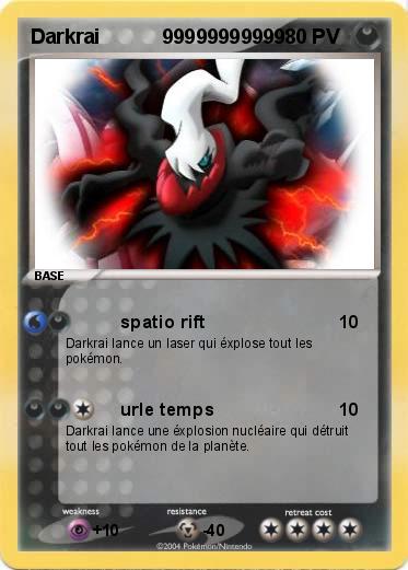 Pokemon Darkrai           99999999999