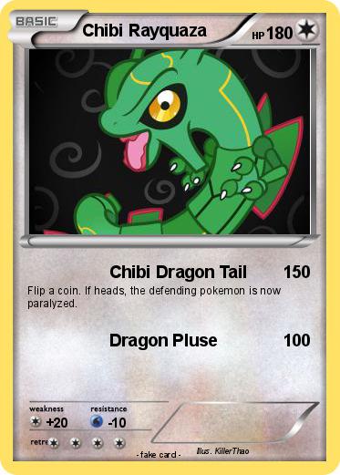 Pokemon Chibi Rayquaza