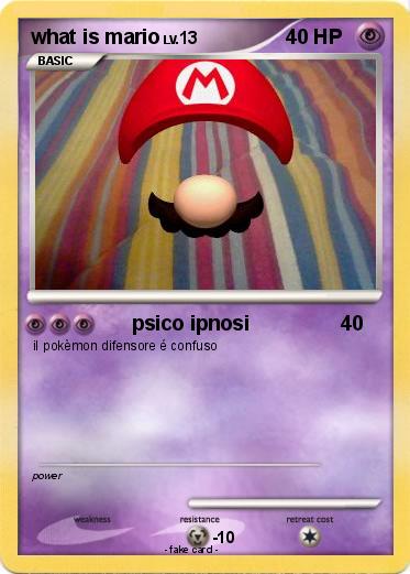 Pokemon what is mario