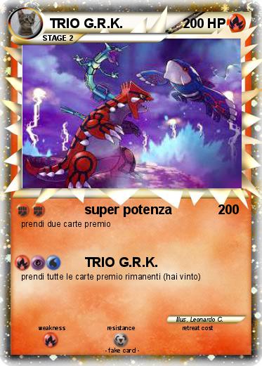 Pokemon TRIO G.R.K.