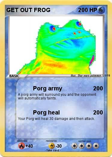 Pokemon GET OUT FROG