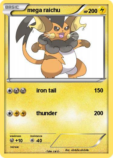 Pokemon mega raichu