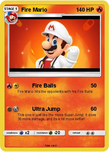 Pokemon Fire Mario