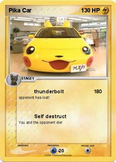 Pokemon Pika Car