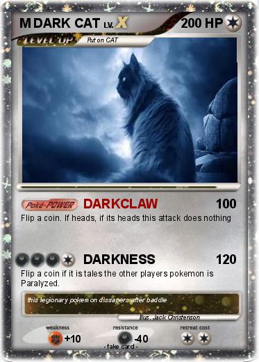 Pokemon M DARK CAT